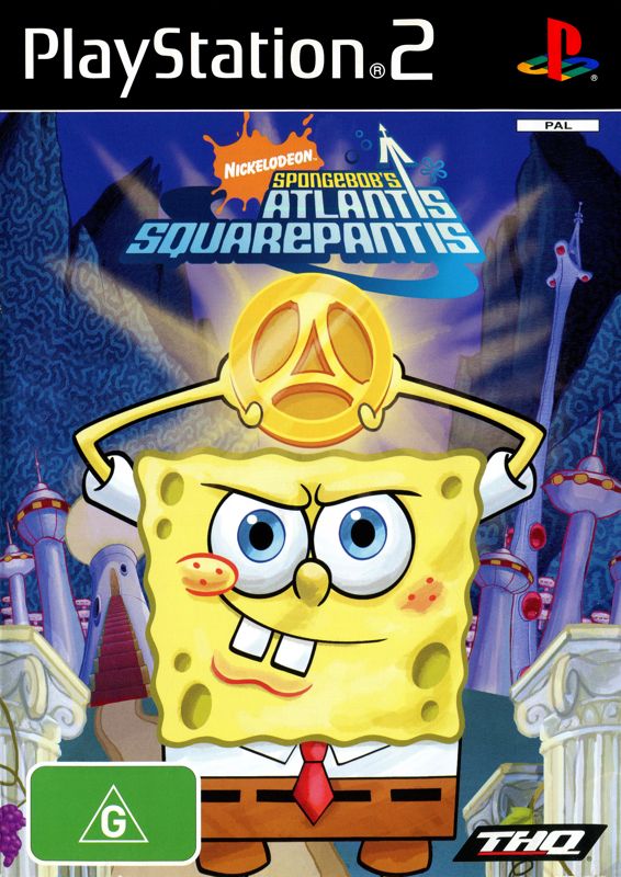 SpongeBob's Atlantis SquarePantis box art for Wii